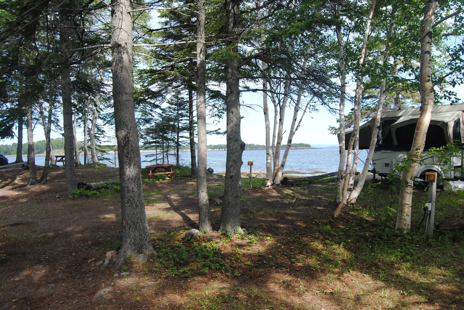 Camping by the Bay